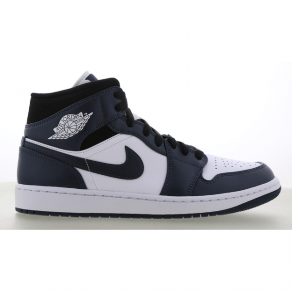Air Jordan 1 Mid Shoes - Blue - 554724-411