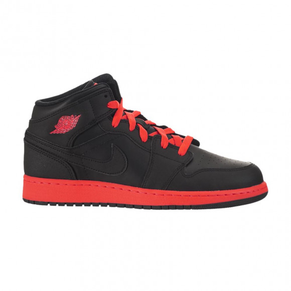 Air Jordan 1 Mid BG 'Black Infrared' | Kid's Size 7 - 554725-043