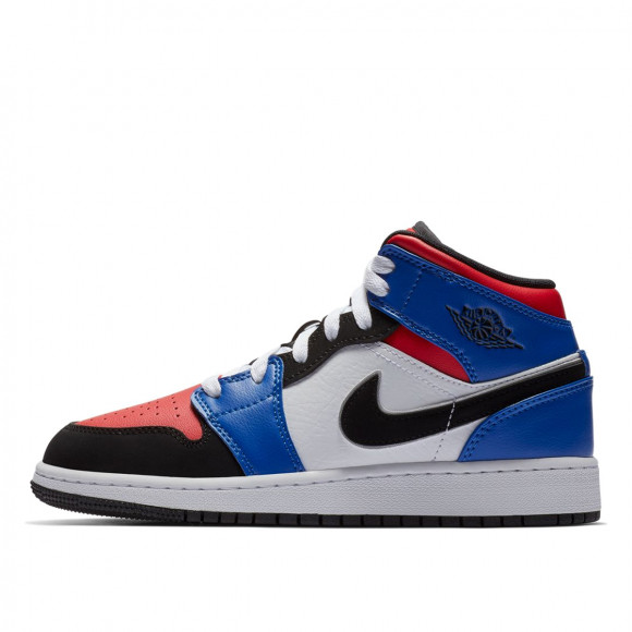 Jordan 1 Mid - Grade School Shoes - 554725-124