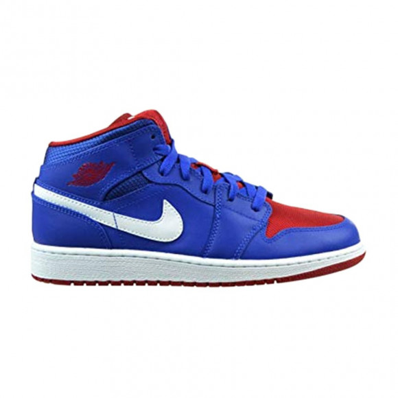 Air Jordan 1 Retro Mid GS 'Detroit Pistons' | Blue | Kid's Size 5.5 - 554725-407