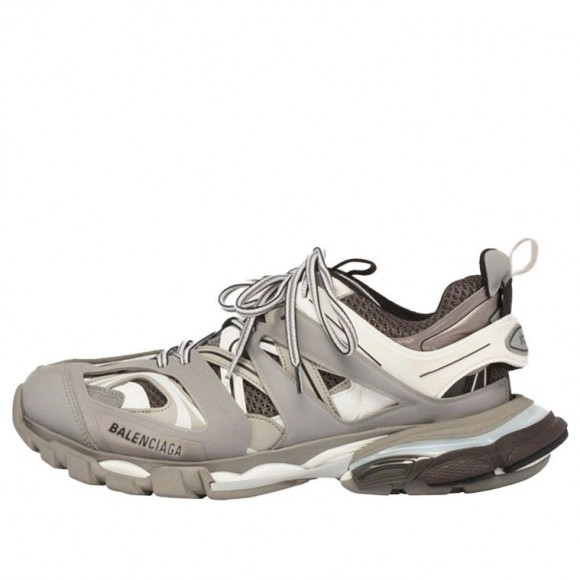 Balenciaga (Lisa) Track LED Gray/White Chunky Sneakers/Shoes 555032W1GB71214 - 555032W1GB71214