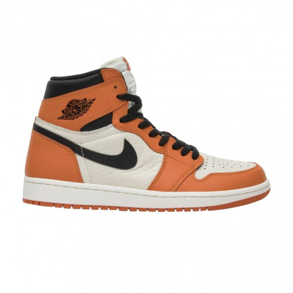 Air Jordan 1 Retro High OG 'Shattered Backboard Away' Sample | Orange | Men's Size 8.5 - 555088-113-S