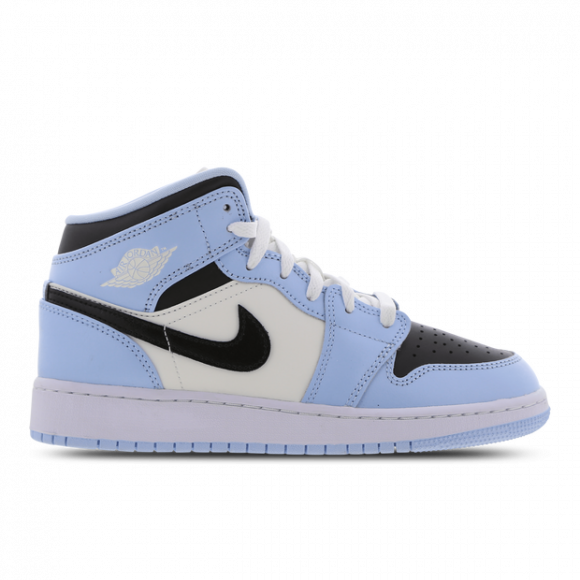 Air Jordan 1 Mid - sko til store børn - blå - 555112-401
