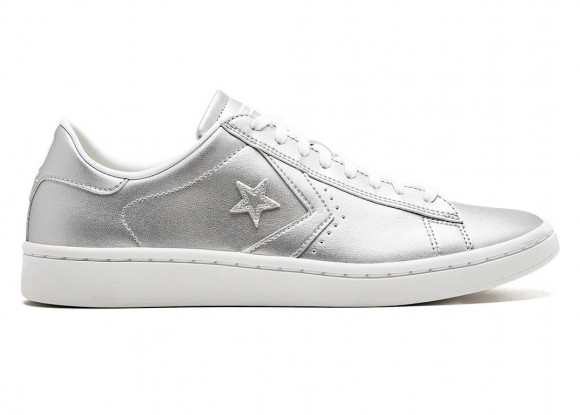 Converse Pro Leather Low Silver (W) - 555947C