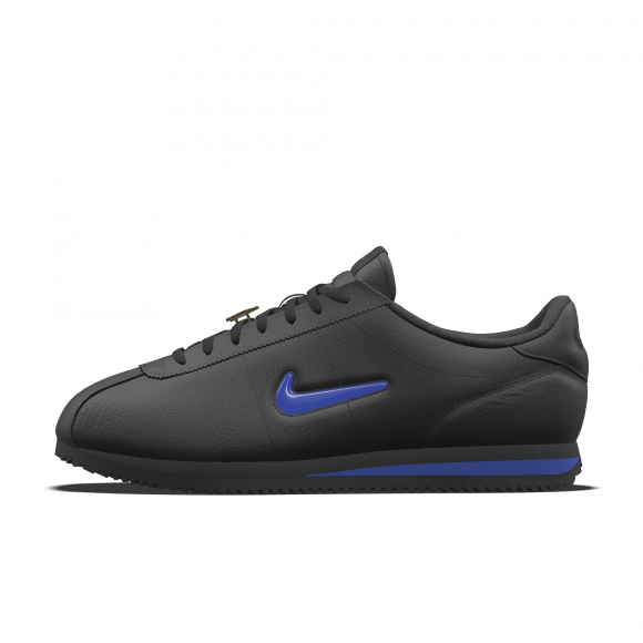 Chaussure personnalisable Nike paypal Cortez Unlocked By You pour femme - Noir - 5568752196