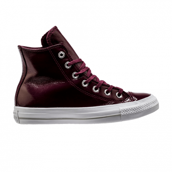 Converse Wmns Chuck Taylor All Star Crinkled Patent Leather Hi 'Dark Sangria' - 557939C