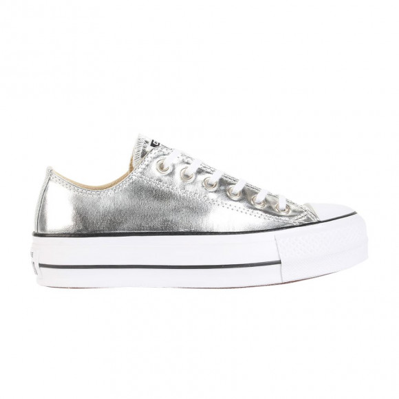 Converse Wmns Chuck Taylor All Star Lift Ox 'Silver' | Women's Size 7.5 - 560248C