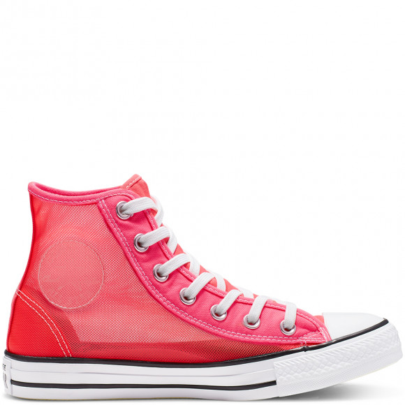 Converse Womens Converse All Star Hi Sheer - Womens Shoes Racer Pink/White/Black  Size 09.5 - 564624C