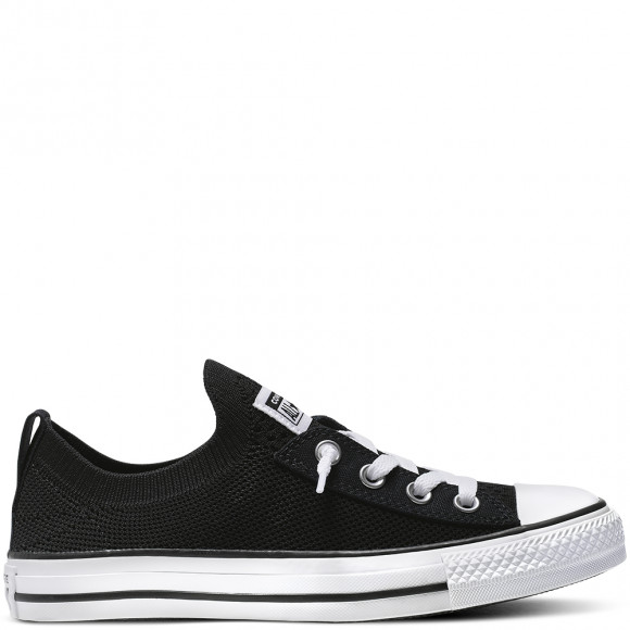 Womens Converse Chuck Taylor All Star Lo Shoreline Knit Sneaker - Black