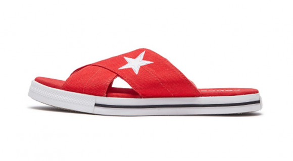 Converse Womens WMNS One Star Slide 'Red' Red/White Slides 565528C - 565528C