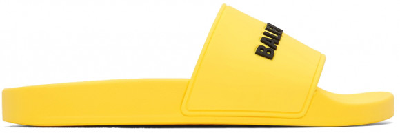 Balenciaga Yellow Pool Slides - 565826-W1S80-7010