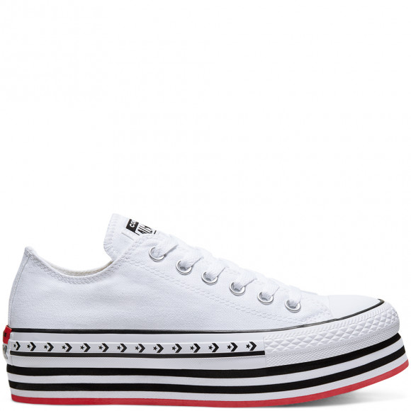 converse play white low