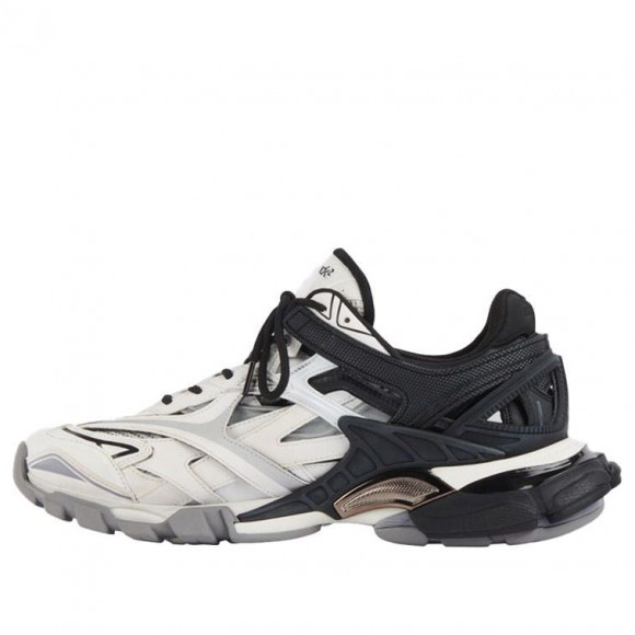 BALENCIAGA Track.2 Black/White Chunky Sneakers/Shoes 568614W2GN31090 - 568614W2GN31090