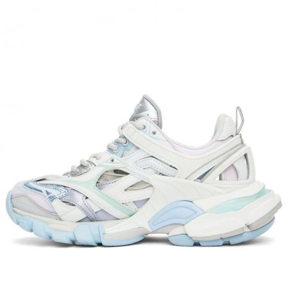 Balenciaga Track.2 Pastel White/Blue/Pink Chunky Sneakers/Shoes 568615W2GN39045 - 568615W2GN39045