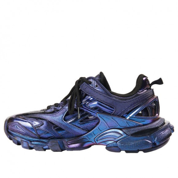 Balenciaga Track.2 Purple Chunky Shoes (Dad Shoes/Low Tops/Women's) 568615W2MA15610 - 568615W2MA15610
