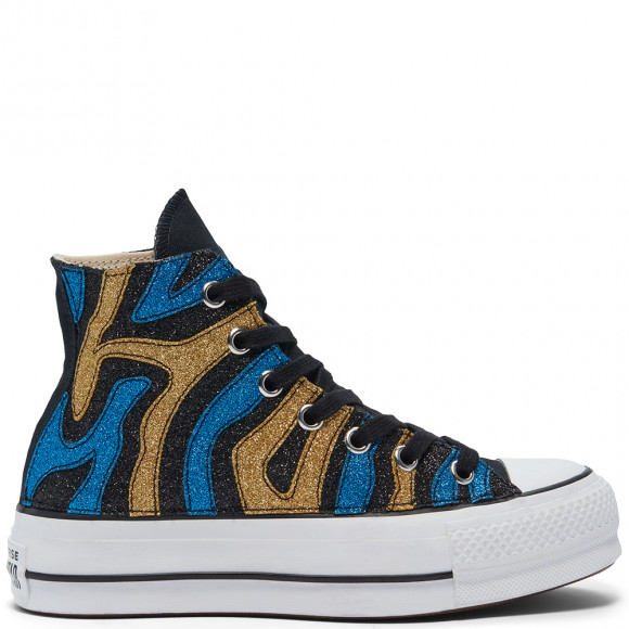 blue and gold converse