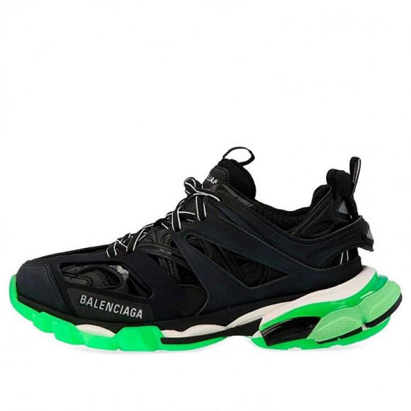 Balenciaga Track 3.0 Black/Green Chunky Sneakers/Shoes 570390W1GB11003 - 570390W1GB11003