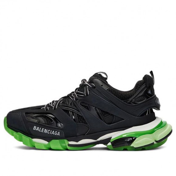 Balenciaga TRACK 3.0 Black/Green Chunky Sneakers/Shoes 570391W1GB11003 - 570391W1GB11003