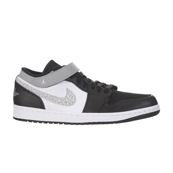 Air Jordan 1 Strap Low 'Black Matte Silver' | Men's Size 9 - 574420-003