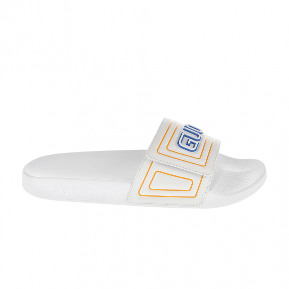 Gucci Slide 'Gucci Logo - White' - 575072-DIR00-9014