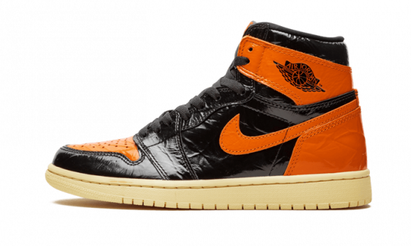 Nike Air Jordan 1 Retro High OG GS Black / Starfish / Pale Vanilla - 575441-028