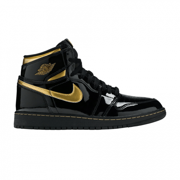 Air Jordan 1 Retro High OG GS 'Black Metallic Gold' - 575441-032
