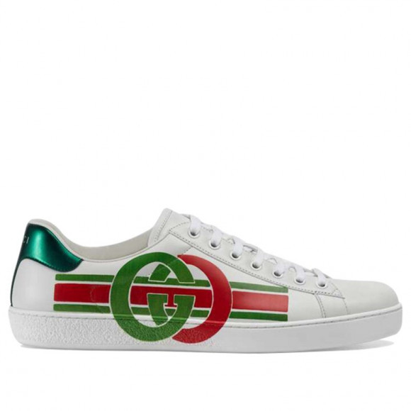 Gucci Ace 'Interlocking G' White Sneakers/Shoes 576136-A38V0-9062 - 576136-A38V0-9062