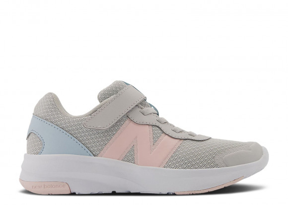 New Balance 578v1 Bungee Lace Top Strap Little Kid Wide 'Grey Matter Shell Pink' | Kid's - 578