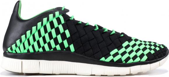 Nike Free Inneva Woven Black Poison Green Training Shoes/Sneakers 579916-030 - 579916-030