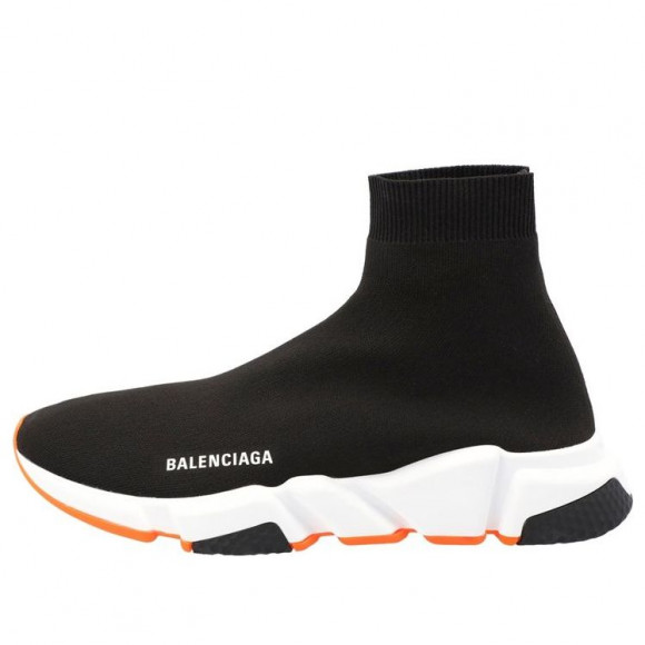 Balenciaga Speed Sneaker 'Black Fluo Orange' - 587286W17041917