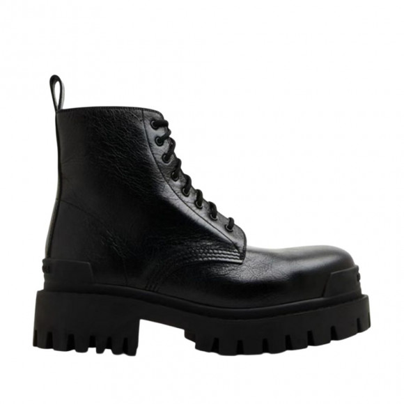 Balenciaga Strike Ankle Boots 'Black Leather' | Men's Size 11 - 589338WAD401000