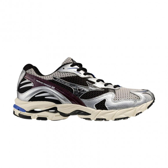 Mizuno Wave Rider 10 'Harbor Mist Black Fig' | Grey | Men's Size 9.5 - 590045-HM90