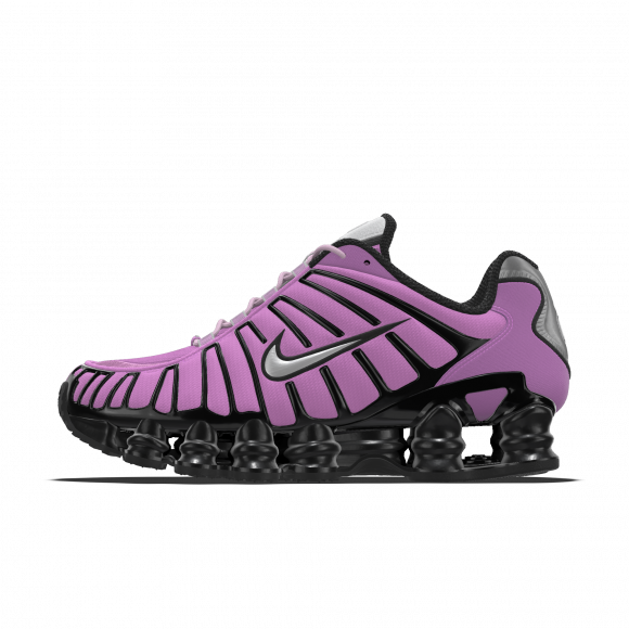 Chaussure personnalisable Nike Shox TL By You pour femme - Pourpre - 5911246739