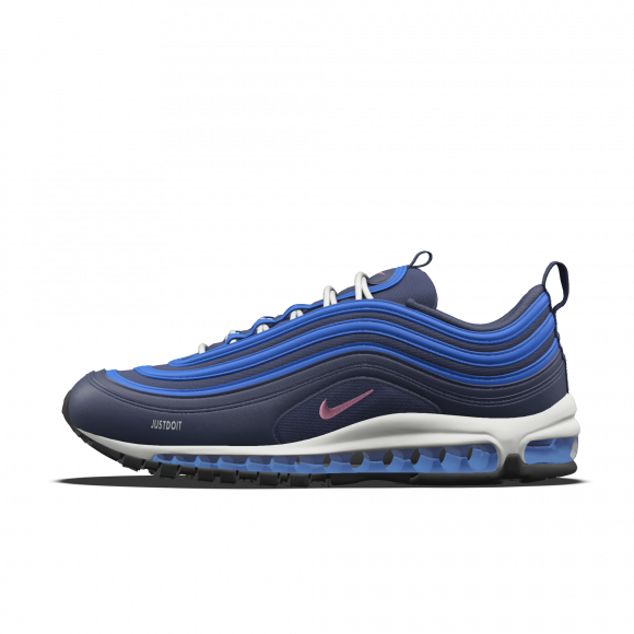 Chaussure personnalisable Nike Air Max 97 By You pour femme - Bleu - 5975058159