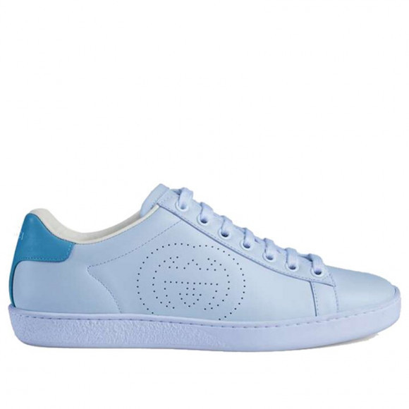Gucci Womens WMNS Ace 'Interlocking G - Blue' Blue Sneakers/Shoes 598527-AYO70-4971 - 598527-AYO70-4971