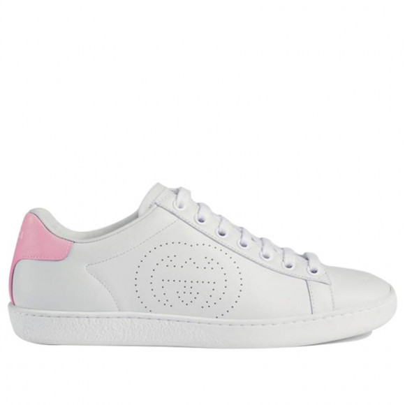 Gucci Womens WMNS Ace 'Interlocking G - White Pink' White/Pink Sneakers/Shoes 598527-AYO70-9076 - 598527-AYO70-9076