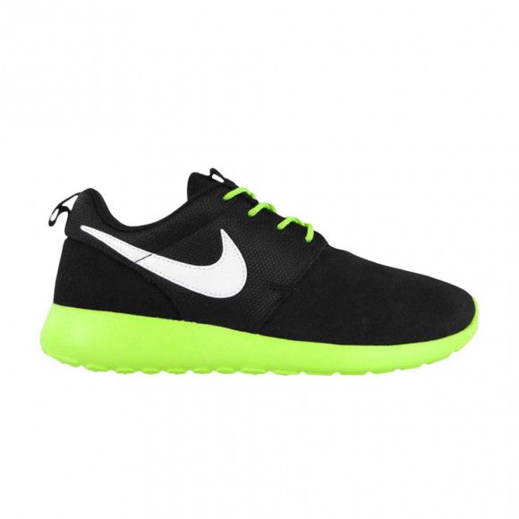 Nike Roshe Run GS 'Black Flash Lime' | Kid's Size 5 - 599728-001