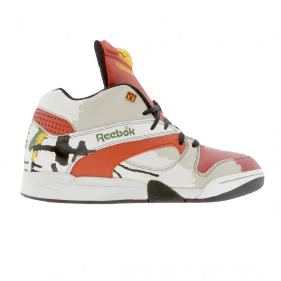 Reebok Court Victory Pump Affiliart  Basquiat Trumpet | White | Men's Size 10 - 6-J19803