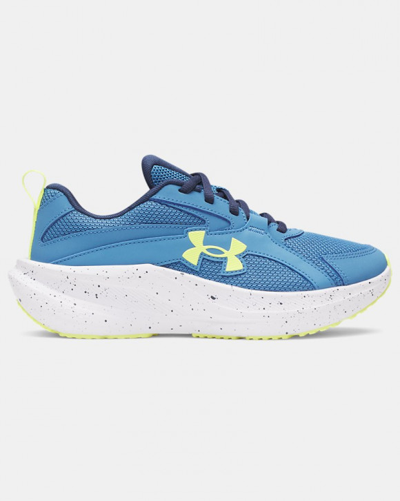 UA Charged+ Assert 11 Wide Boys' Grade School Running Shoes - 6006908-430