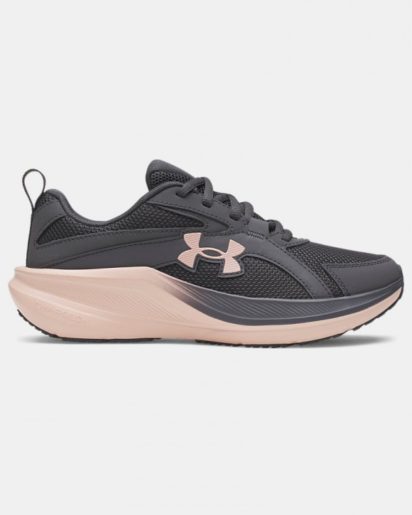 UA Charged+ Assert 11 Girls' Grade School Running Shoes - 6006914-017