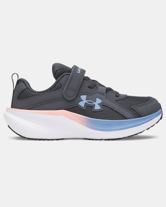 UA Charged+ Assert 11 Girls' Pre-School Running Shoes - 6006915-016