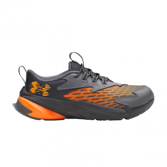 Under Armour Scramjet 7 PS 'Anthracite Blaze Orange' | Grey | Kid's Size 12 - 6006928-017