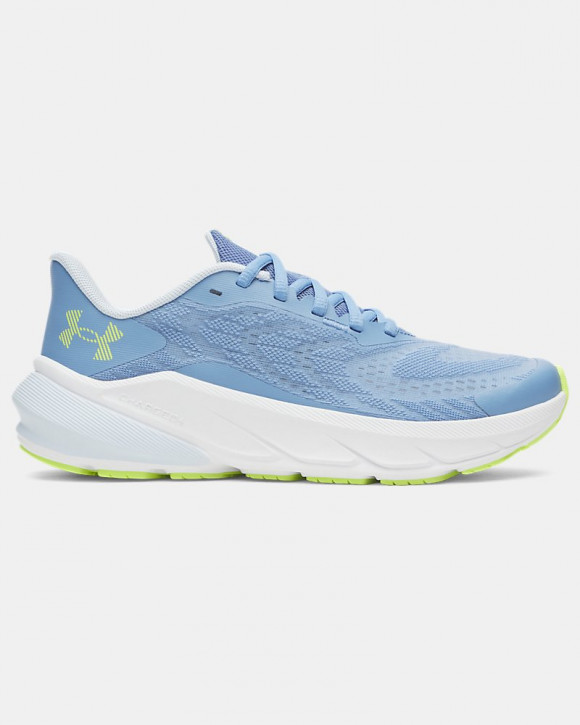 UA Charged+ Turbulence 3 Girls' Grade School Running Shoes - 6011026-476