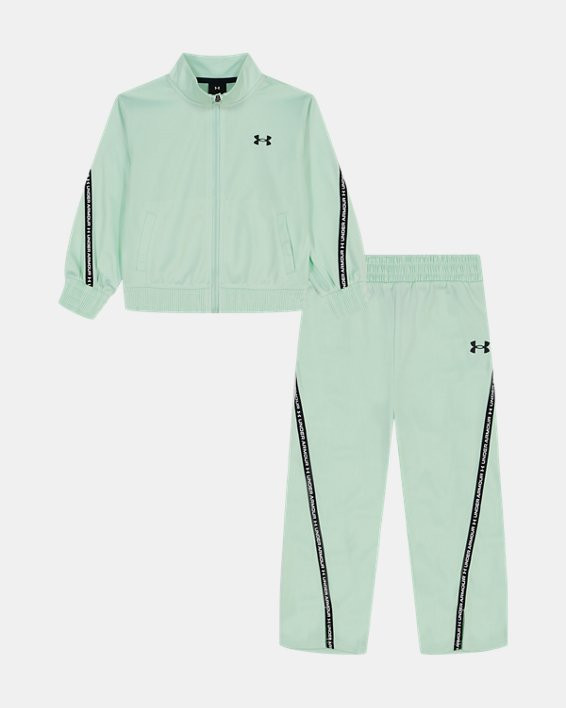 UA Rival Taping Little Girls' Track Suit - 6011703-403