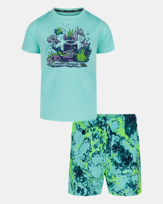 UA Coral Logo Little Boys' Set - 6015861-361