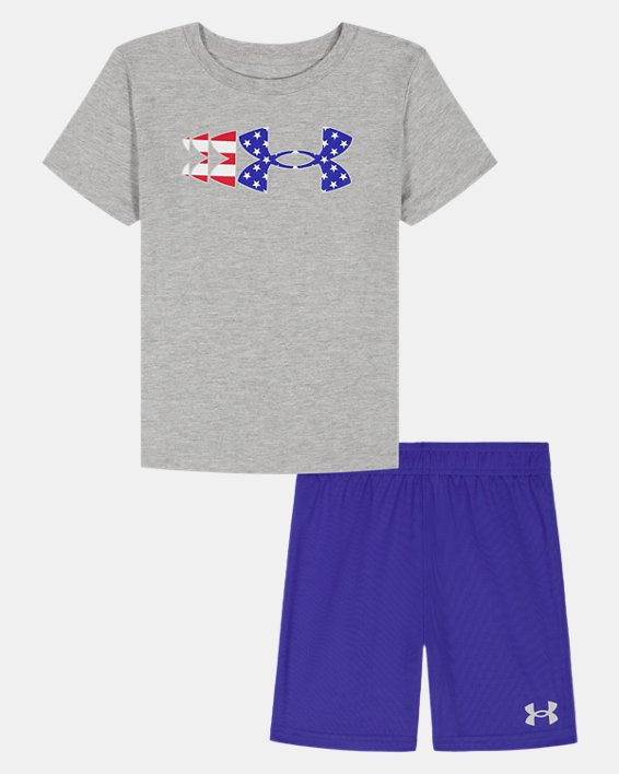 UA Flag Logo Little Boys' Set - 6015977-011