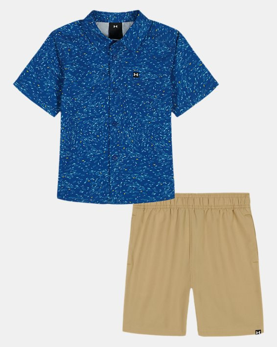 UA Drift Tide Printed Little Boys' Set - 6016032-426