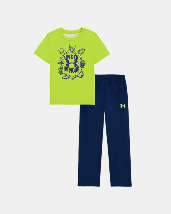 UA Logo Sports Little Boys' Set - 6019551-394