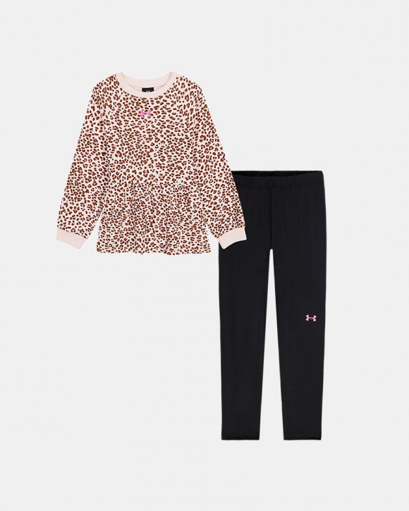 UA Printed Fleece Little Girls' Set - 6019664-675