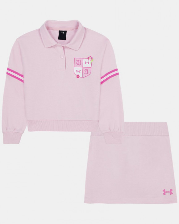 UA Rugby Little Girls' Skort Set - 6019770-647